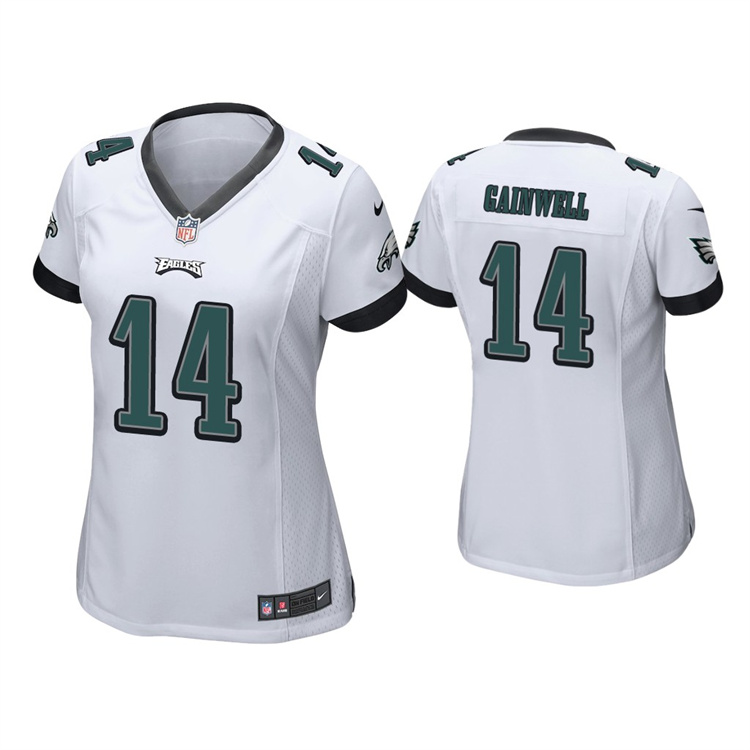 Women's Philadelphia Eagles #14 Kenneth Gainwell Green Vapor Untouchable Limited Stitched Football Jersey(Run Small)